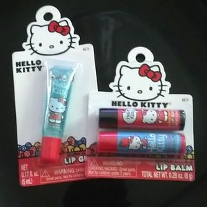 Hello Kitty Lip Gloss & Lip Balm Bundle
